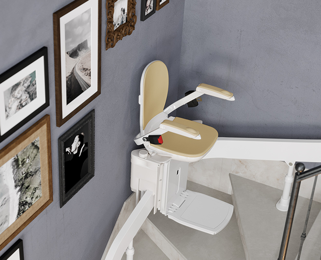 Acorn 180 al centro delle scale