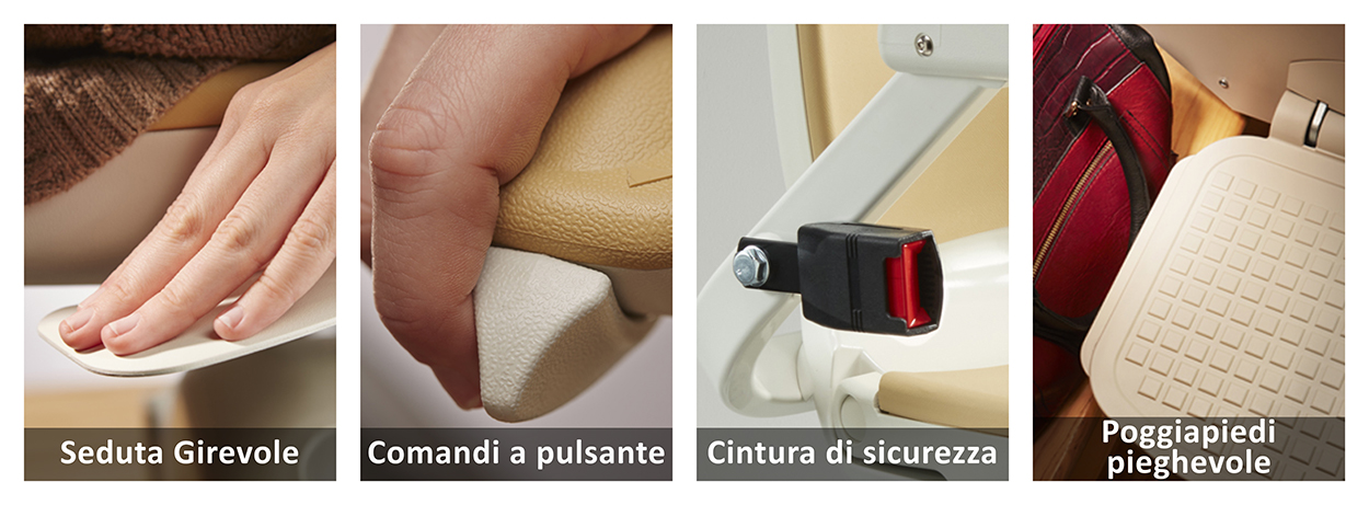 Acorn montascale facile da usare
