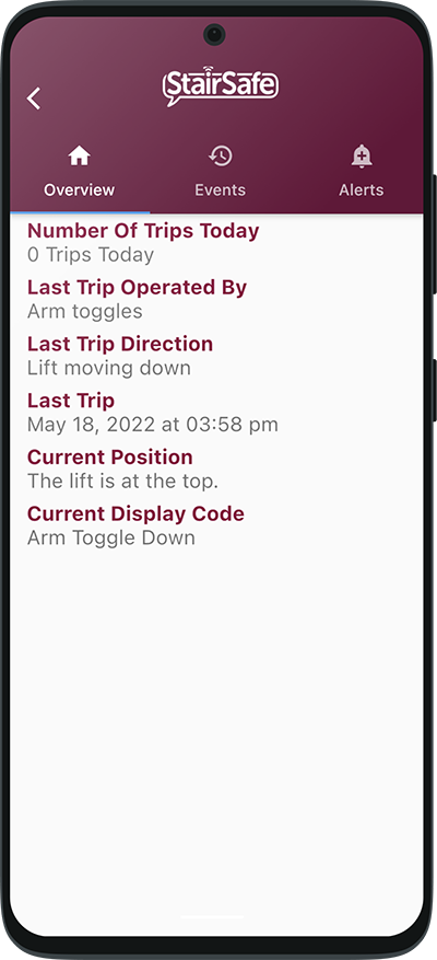StairSafe telefono Android